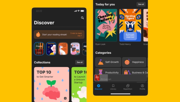 Discover collections with top 10 summaries