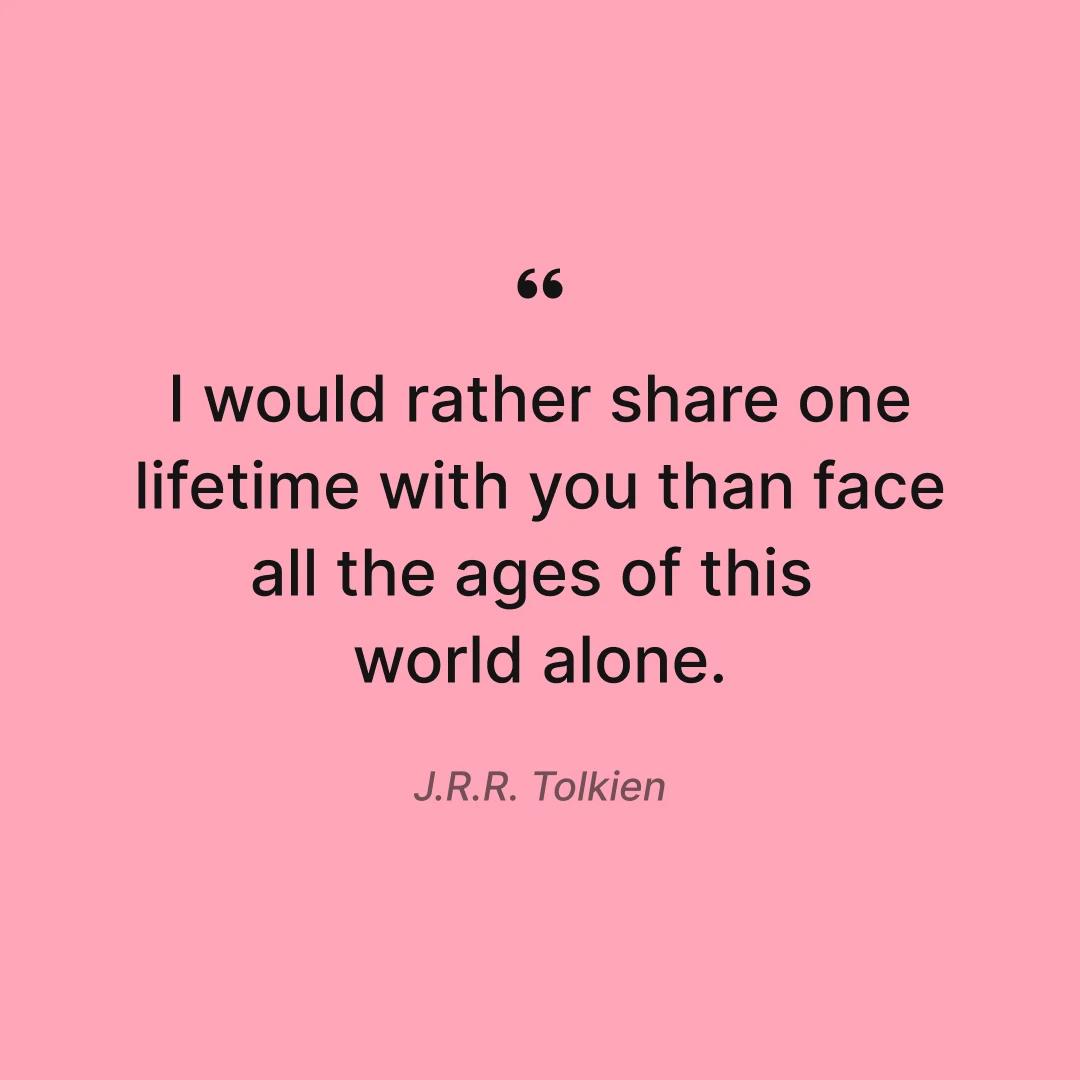 deep short soulmate quotes - j-r-r-tolkien