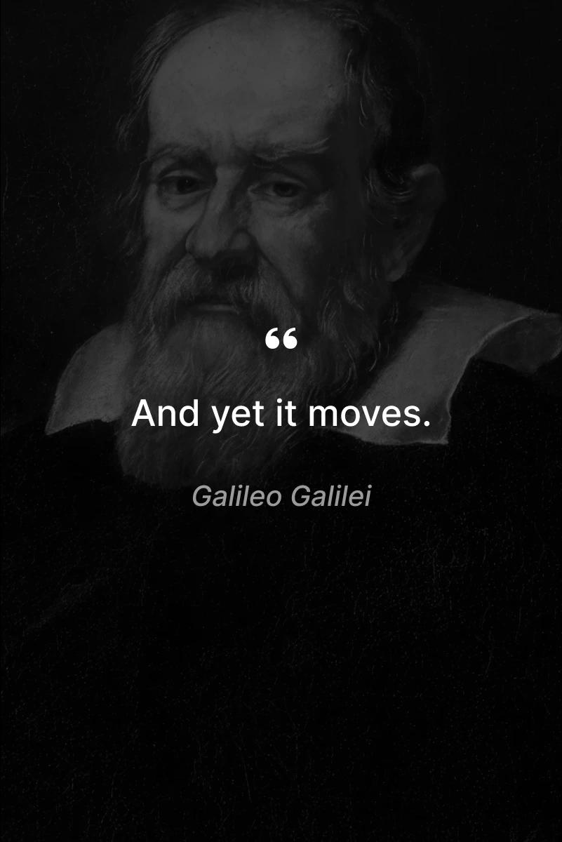 space quotes Galileo Galilei quote