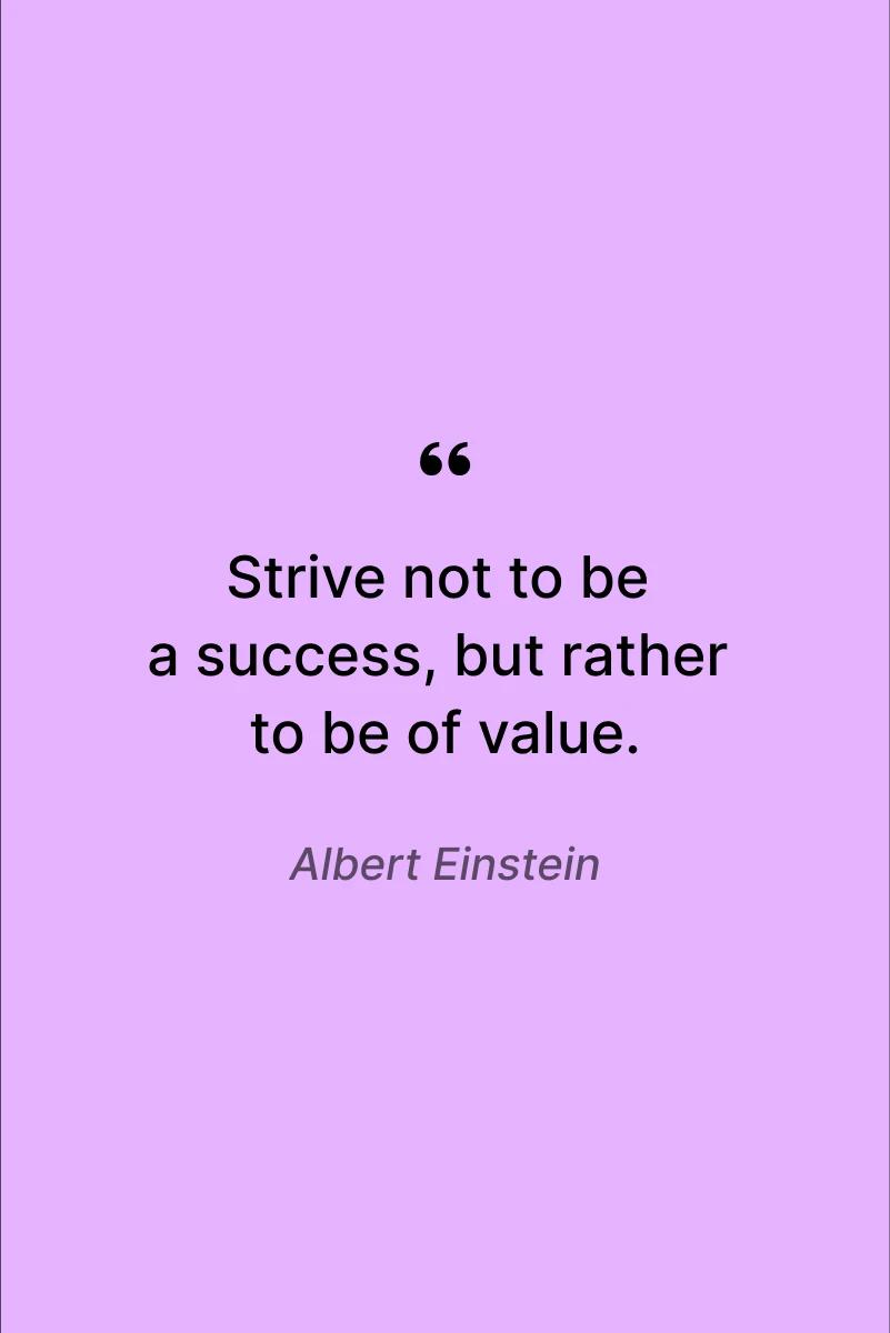 Albert Einstein quote achievement quotes