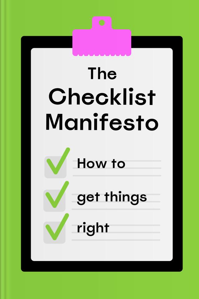 The Checklist Manifesto